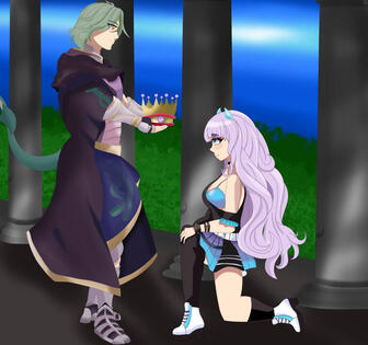 Art by @YuuishoArt gifted by @GloomyVT