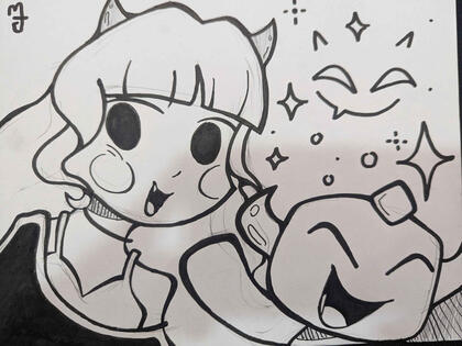 Art by @ChipChappComic gifted by ShadowDoopliss