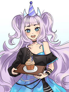 Drawn by @cherimikan Gifted by shadowdoopliss